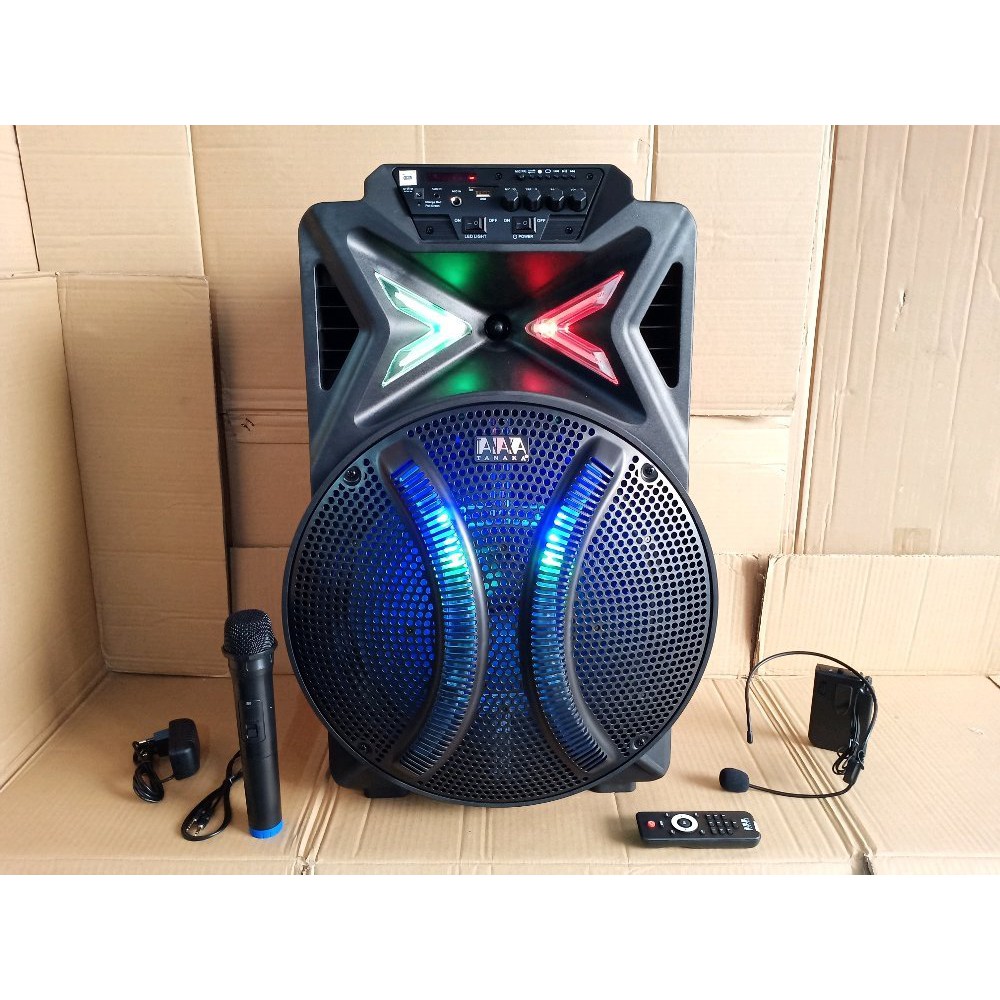 SPEAKER AKTIF TANAKA DIAMOND ANTROLLEY 15 INCH