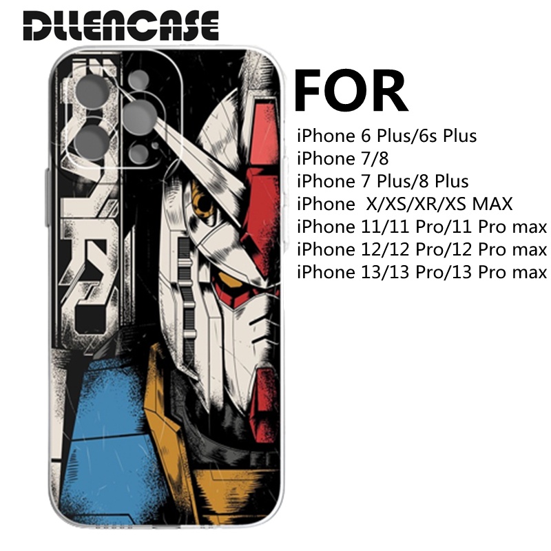 Dllencase Casing Soft Case TPU Motif Kartun Untuk iPhone 14 13 Pro Max / 6 + / 6s + / 7 / 7 + / 8 / 8 + / X / XS / XR / XS Max / 11 / 12 / 13 / A2 Pro / Pro / Max