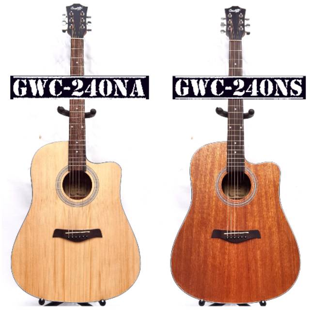 Gitar Akustik Jumbo Cowboy Gwc 240ns Gwc 240 Ns Original Import Shopee Indonesia