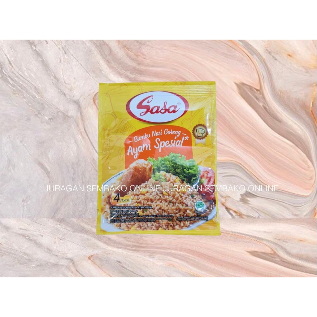 (JSO) SASA Bumbu Nasi Goreng AYAM SPESIAL 20gr / Bumbu Instant