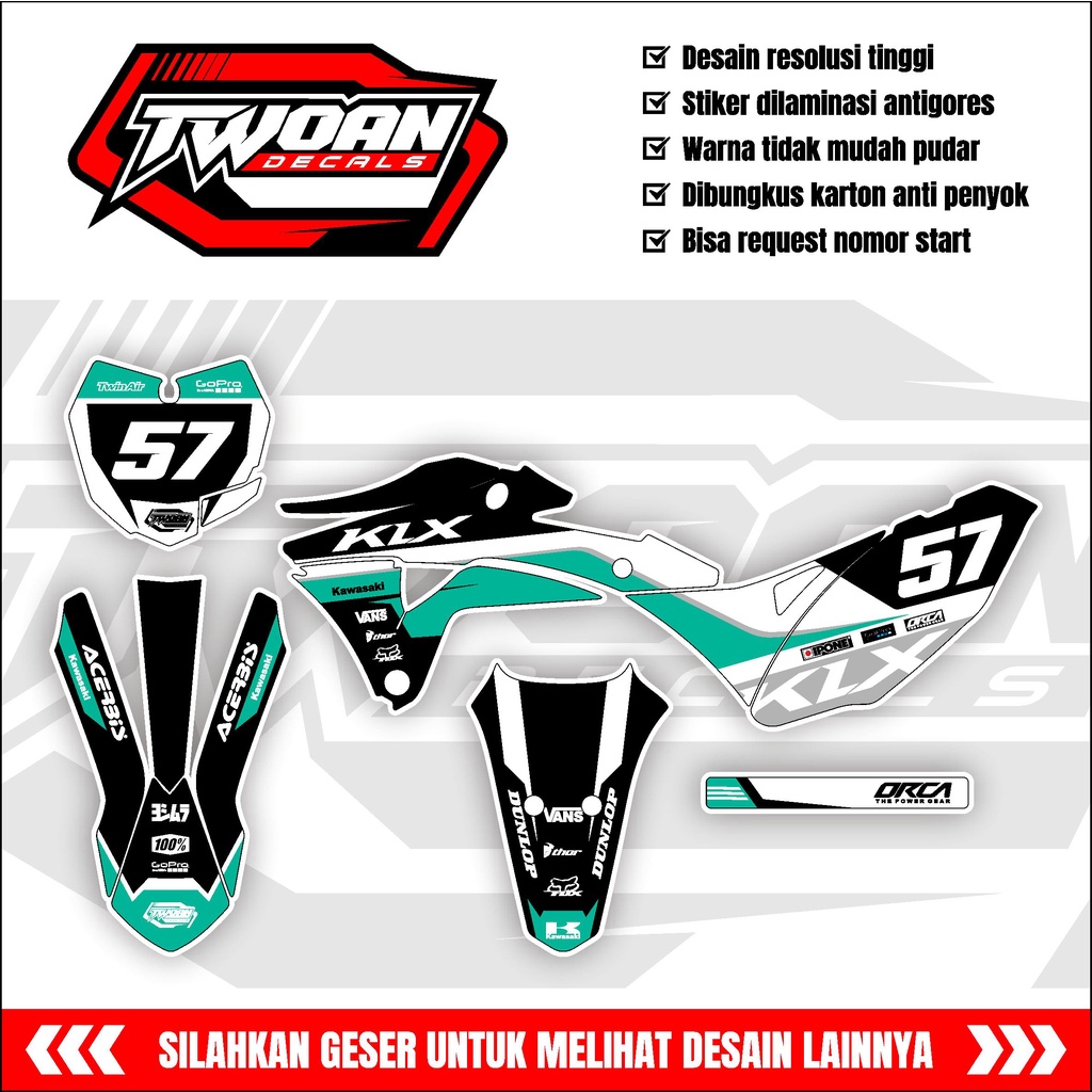 Decal KLX Gordon grafis 003