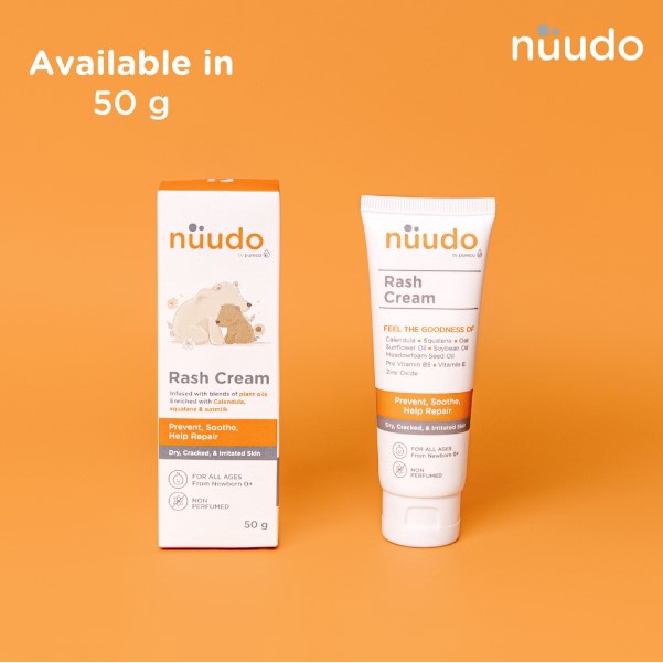 Nuudo by Pureco Rash Cream 50 Gr - Krim Anti Ruam Popok Bayi Anak