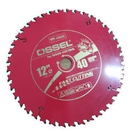 OSSEL MATA GERGAJI POTONG KAYU CIRCULAR SAW MODEL TANDUK 12" X 40T