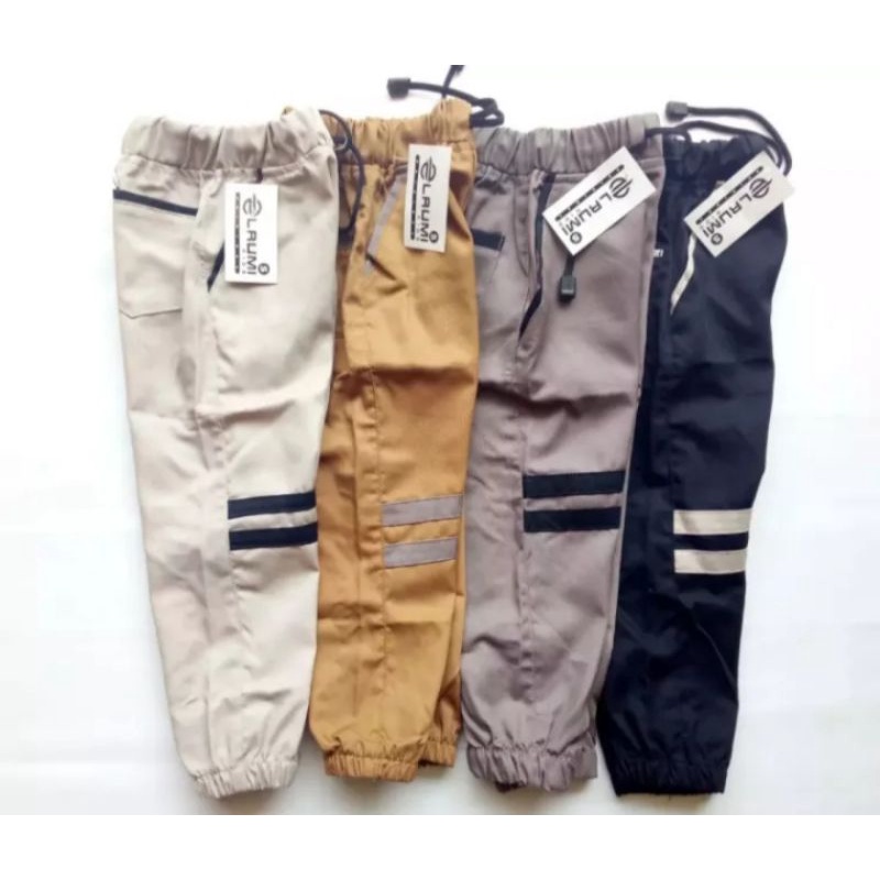 CELANA CHINOS JOGER STRIP ANAK LAKI-LAKI 1-15 THN