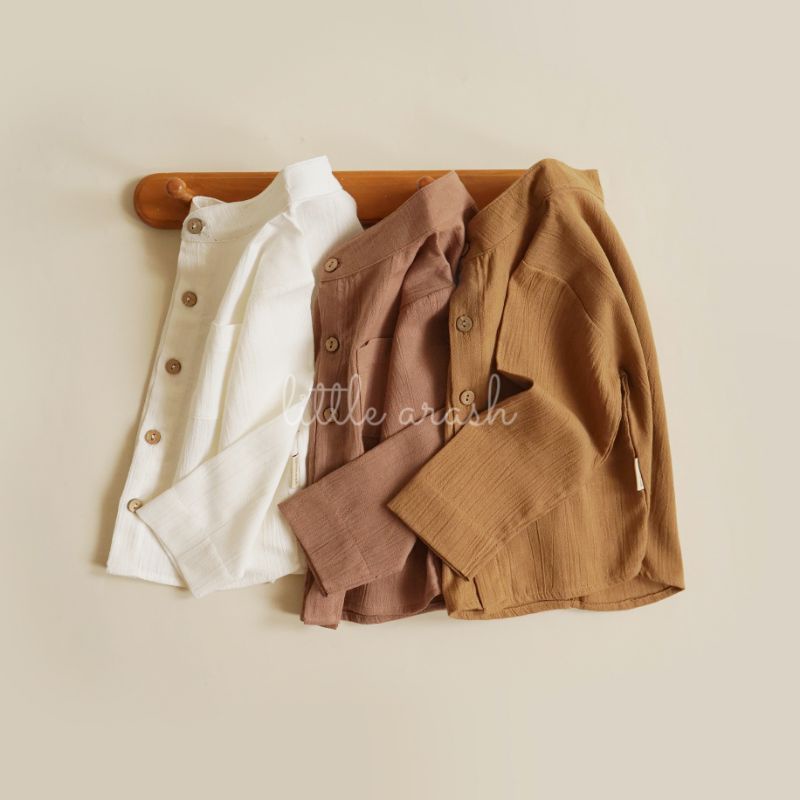 Little Arash | Haru Top | Kemeja changi anak | Kemko anak