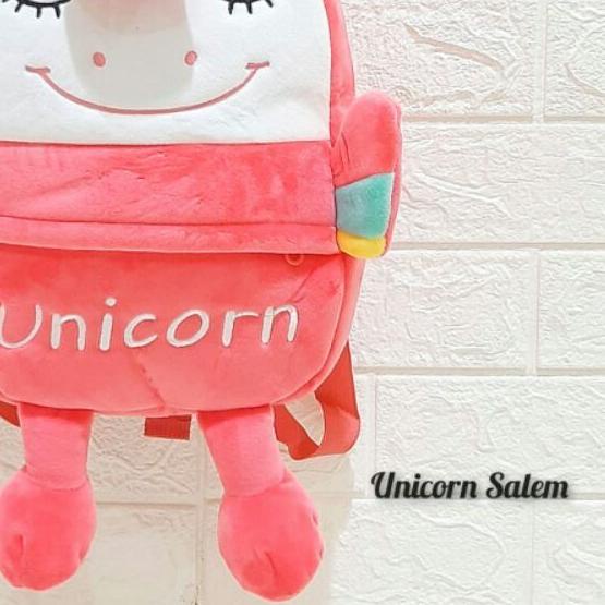 Tas Ransel Boneka Anak Karakter Unicorn Perempuan Sekolah Paud Tk