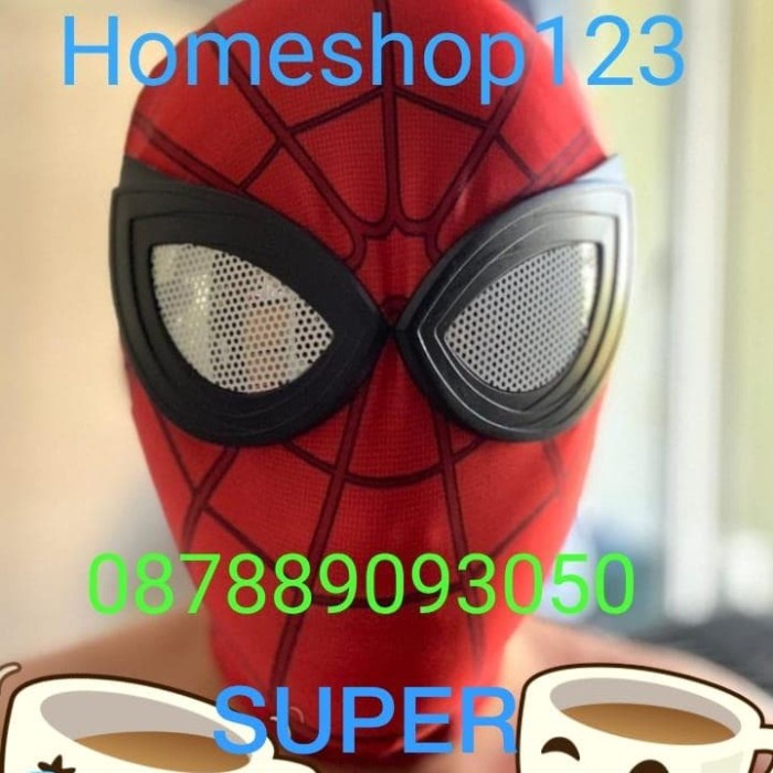 PROMO TOPENG SPIDERMAN PREMIUM - MASK SPIDERMAN. COSPLAY SPIDERMAN