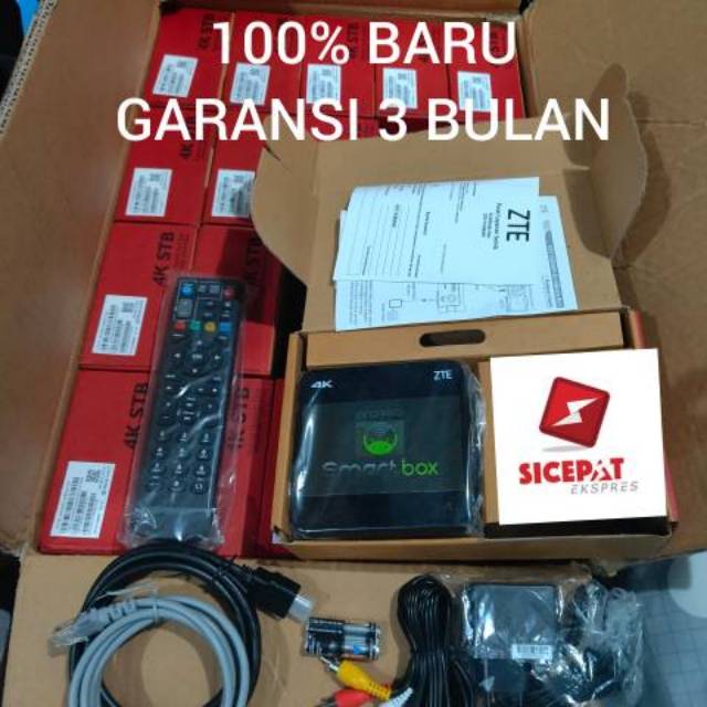 TERMURAH STB Android Box Smart Tv B860H V2.1 4K ZTE Ram 2GB Full Aplikasi Unlock Root