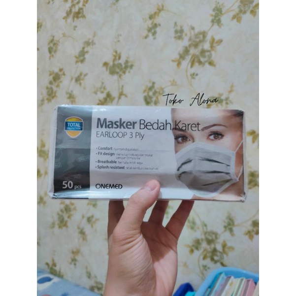 Ready Masker Onemed Earloop isi 50 pcs