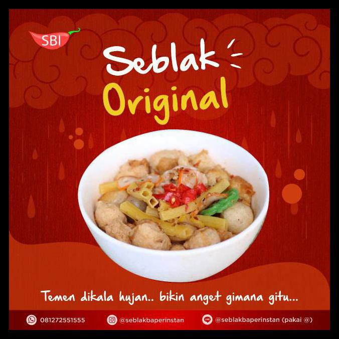 Seblak Baper Instan Original Best Seller Makanan Cemilan Pedas Cilok