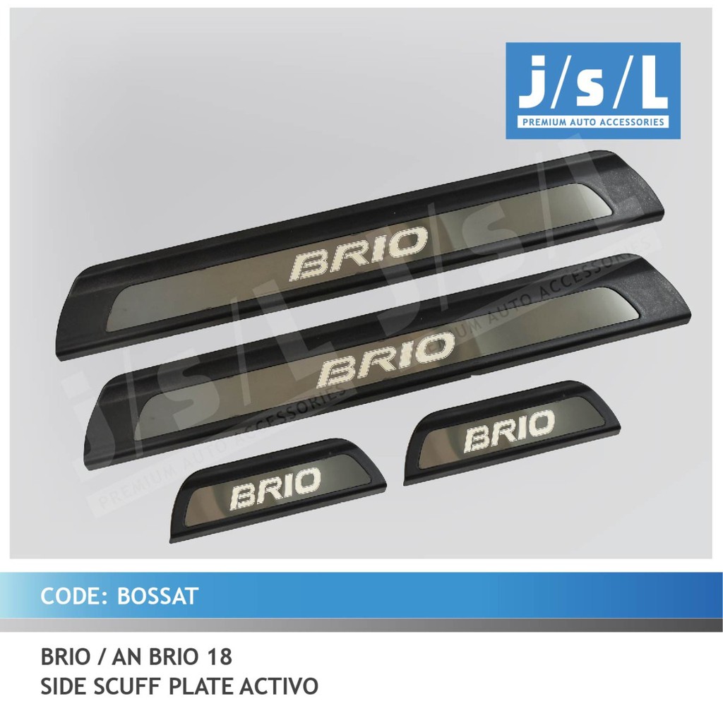 JSL Sillplate Samping All New Brio Side Scuff Plate Activo