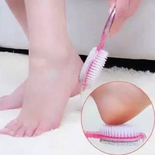Alat Gosok Kaki/Pedicure Batu Apung Gagang 4 in 1