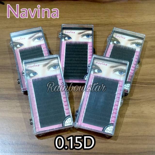 NAVINA Lash Curl C, D &amp; Mix Size Eyelash Extension Bulu Mata