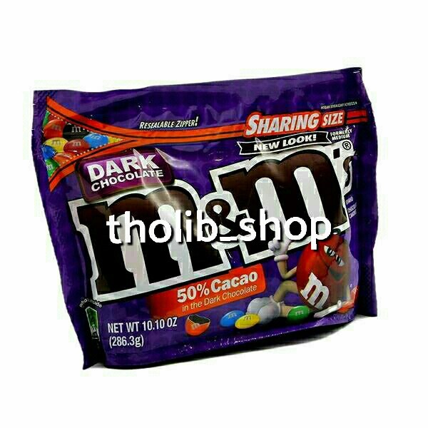 

M&M MM DARK CHOCOLATE CANDIES 286.3GR