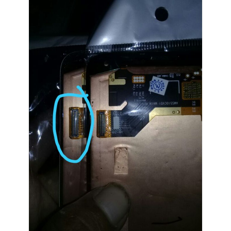 lcd samsung s5 korea soket lcd panjang