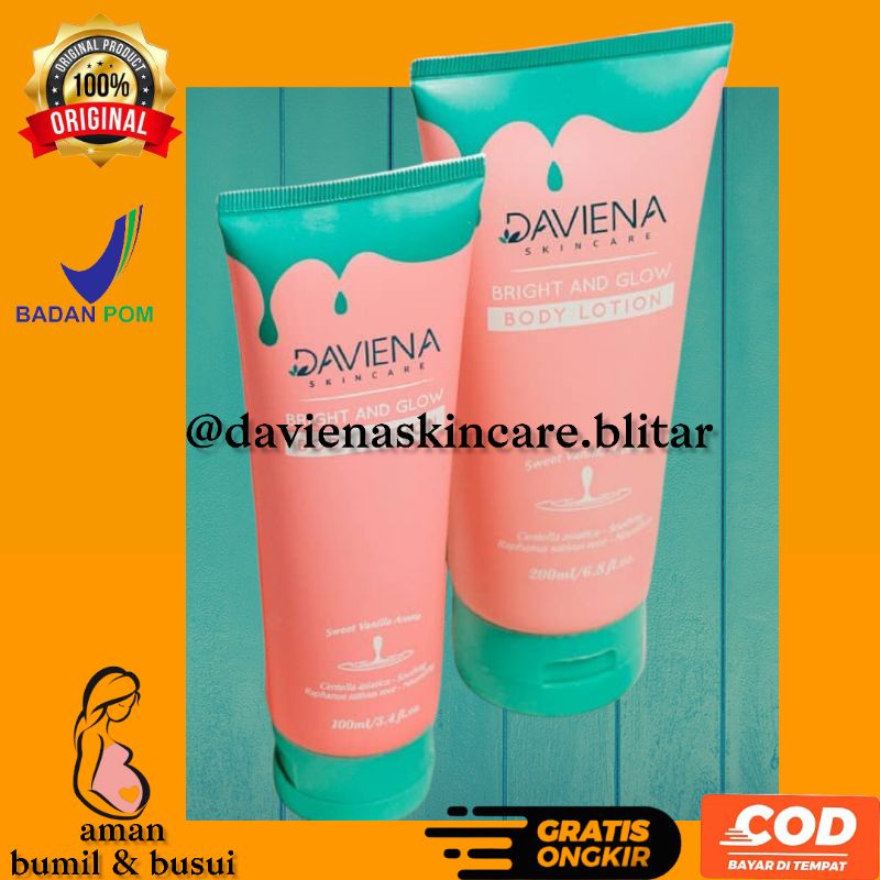 DAVIENA SKINCARE BRIGHT AND GLOW BODY LOTION 100ML | DAVIENASKINCARE | DAVINA SKINCARE