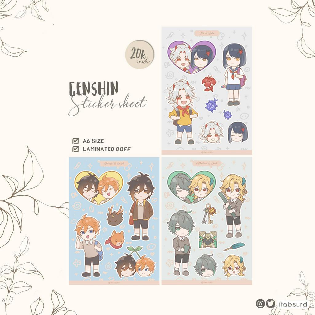Harga Genshin Sticker Sheet Terbaru Jun 2026 | BigGo Indonesia