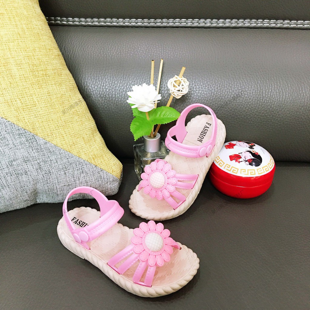 LittleAaron  ROSE BABY Sepatu Sandal Anak Perempuan Bahan Karet Model Lucu 0-5 Tahun Import Sport Termurah Sendal Bayi Anak Cewek Cowok