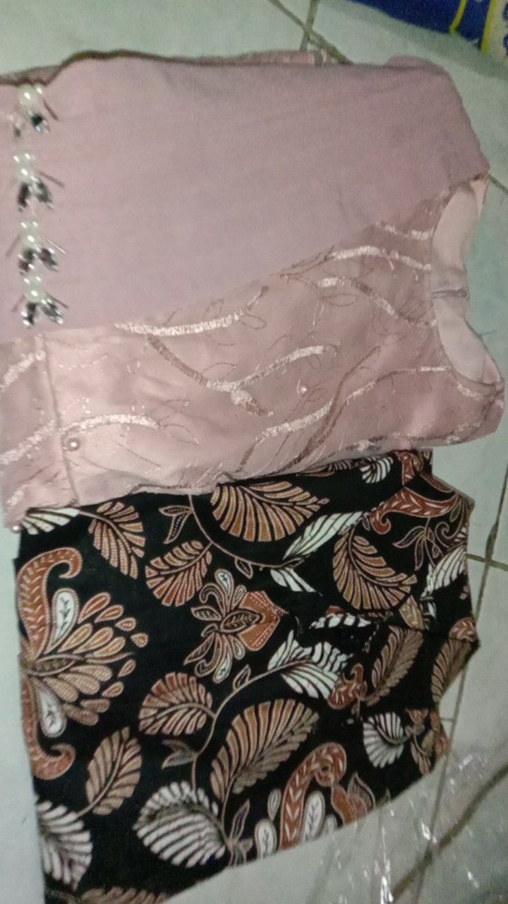 Maura Couple - Sania Ruffle Batik Couple Ori Ndoro Jowi Dnt Garansi