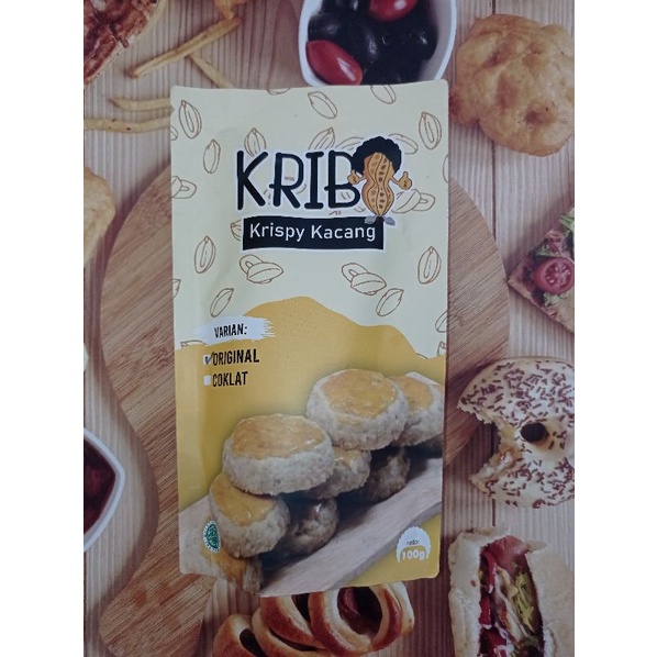 

Kribo krispy kacang. Rasa original