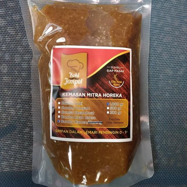 

Garansi Terbaik--Bumbu Masak Instant Ramen Kuah Koki Jempol 1000 gr