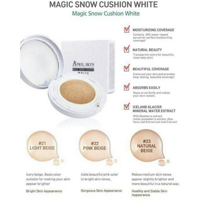 Aprilskin Magic Snow Cushion White