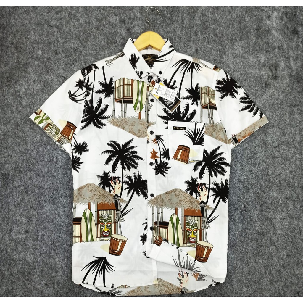 Kemeja Pantai Pria / Kemeja Pantai Lengan Pendek / Kemeja Full printing /Kemeja Pria Lengan Pendek