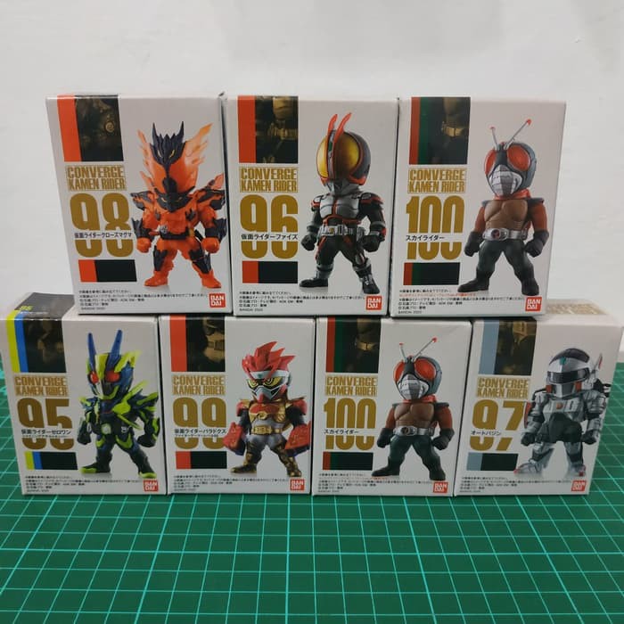 CONVERGE KAMEN RIDER  ZERO-ONE BUILD EX-AID DECADE KUUGA HEISEI SHOWA REIWA