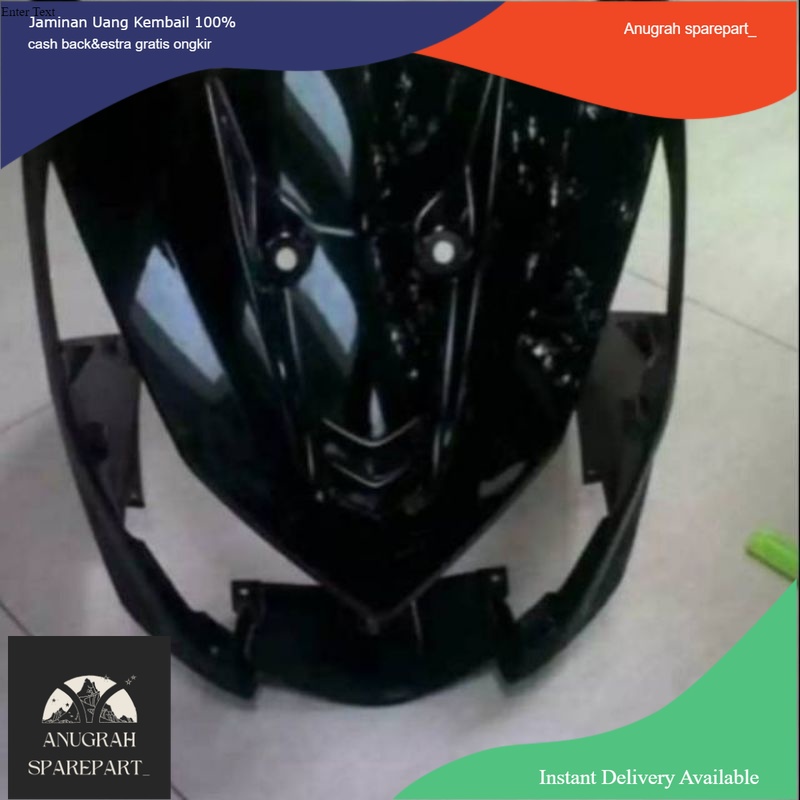 Tameng depan beat fi 2013/2015 k25 warna hitam original