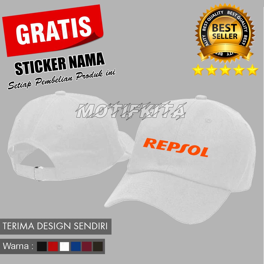 Topi Baseball Bisbol HONDA REPSOL Keren Pria dan Wanta Distro Motifkita