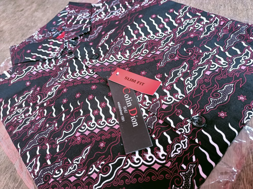 Kemeja Batik Pria Slim Fit Katun Colindion Baju Batik Pria Slim Fit Keren Cbs705