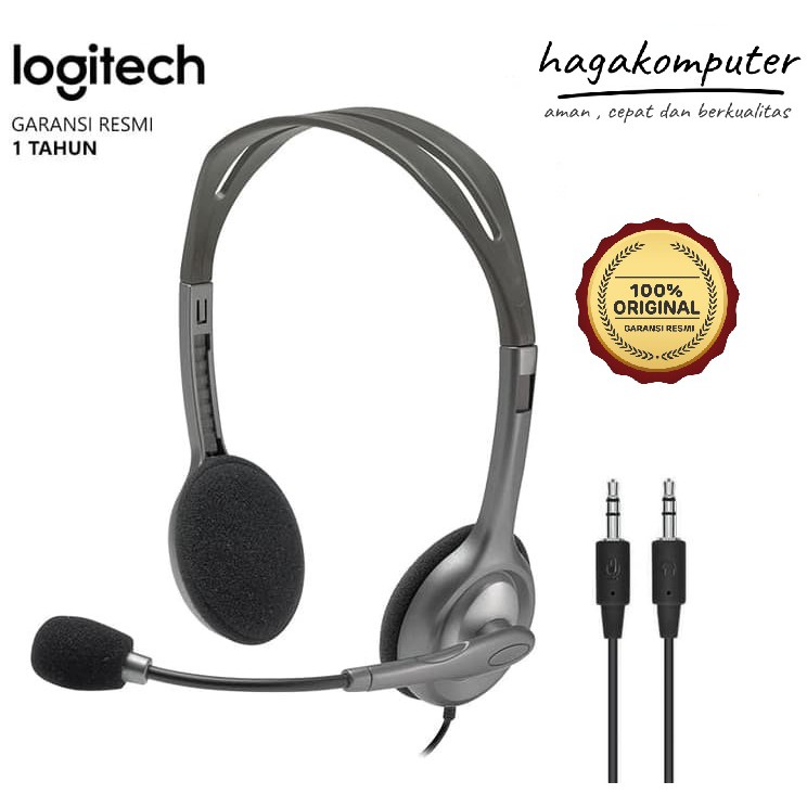 Headset Stereo Logitech H110 Original Garansi Resmi