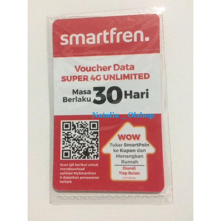Voucher SMARTFREN UNLIMITED 1GB/hari