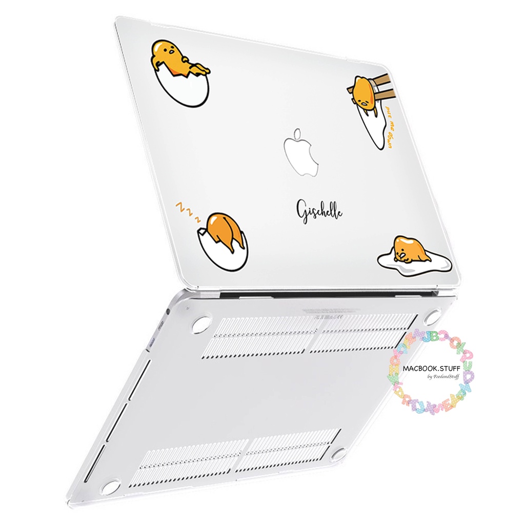 MACBOOK Case CUSTOM GUDETAMA DESIGN NEW AIR PRO RETINA 11 12 13 14 15 16 INCH NON /  WITH CD ROOM / TOUCHBAR / TOUCH ID / M1 2020 2021 2022