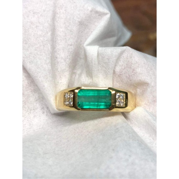 Zamrud Zambia Natural Ring Silver