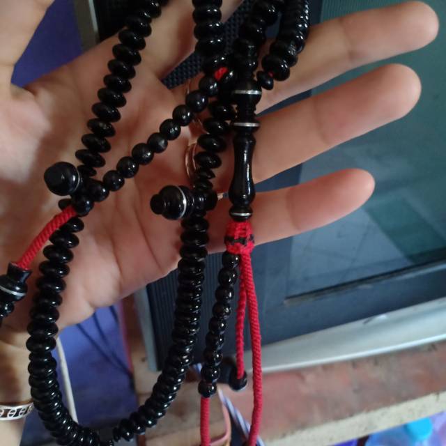 Tasbih tijani akar Bahar original pipih UK.8mm