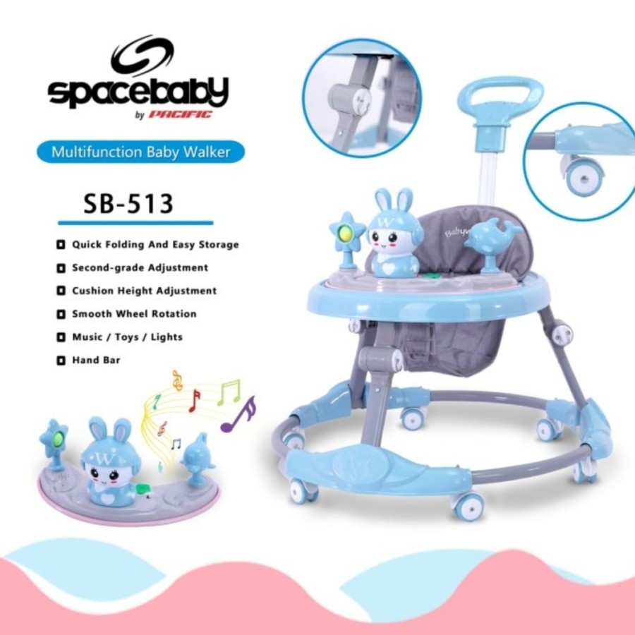 Makassar ! Baby Walker Space Baby SB 513 / 511/516