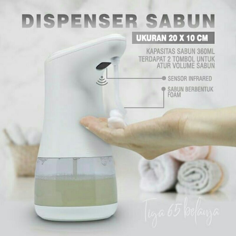 DISPENSER SABUN OTOMATIS / SOAP DISPENSER AUTO NEW NORMAL / SOAP DISPENSER 360ML