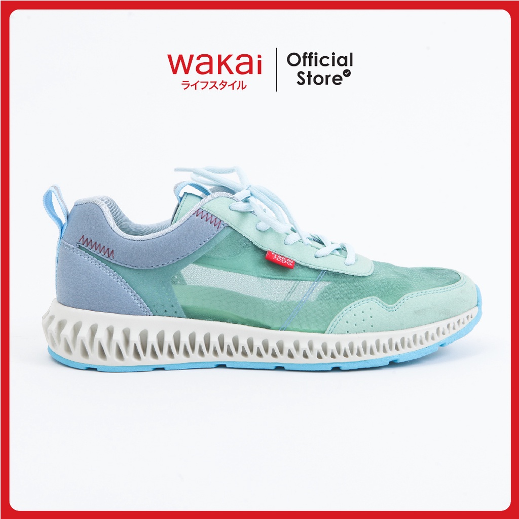 Wakai Hiro Sepatu Sneakers Women – Cotton Blue/Neomint