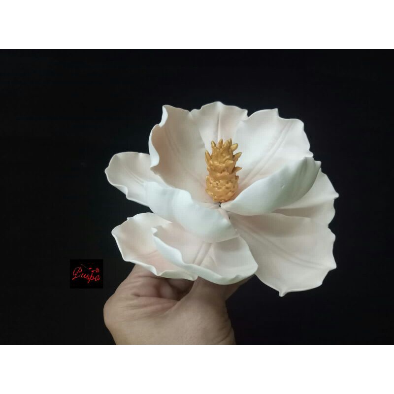 

(426/PDMAG2) Gumpaste Flower Sugar Flower/Bunga Gumpaste Magnolia