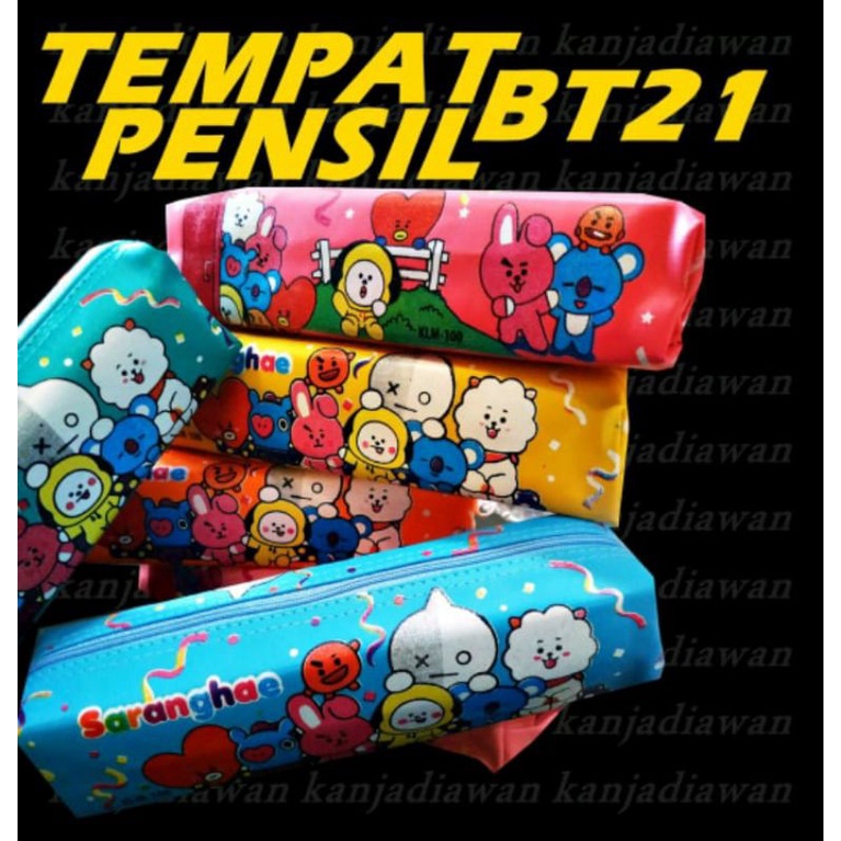 

Tempat Pensil BTS MURAH Motif BT21 Pencil Case