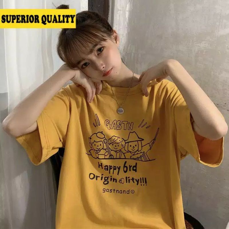 Kaos Oblong Wanita Atasan Harian Wanita