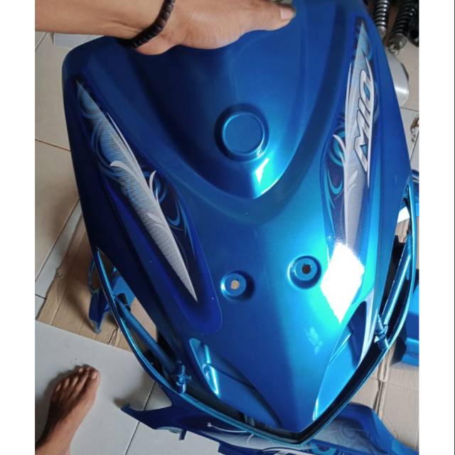 Dasi tameng depan mio smile blue
