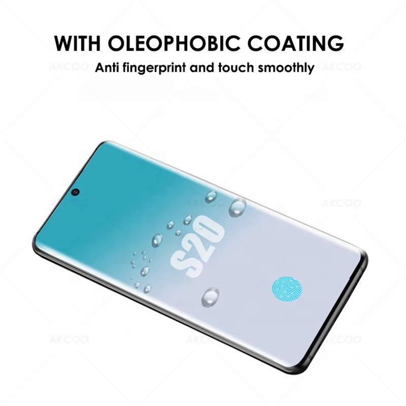 Tempered Glass UV Full Glue Samsung S20 ULTRA - S20 PLUS - Tempered UV Lamp