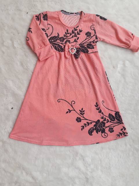 GAMIS ANAK WAFFEL KAOS