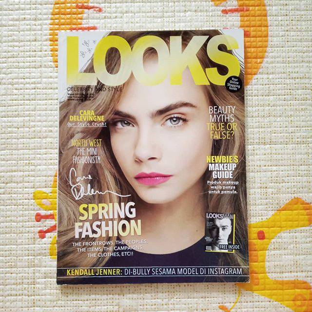Majalah Looks Magazine edisi Maret 2015 | Cover; Cara Delevingne