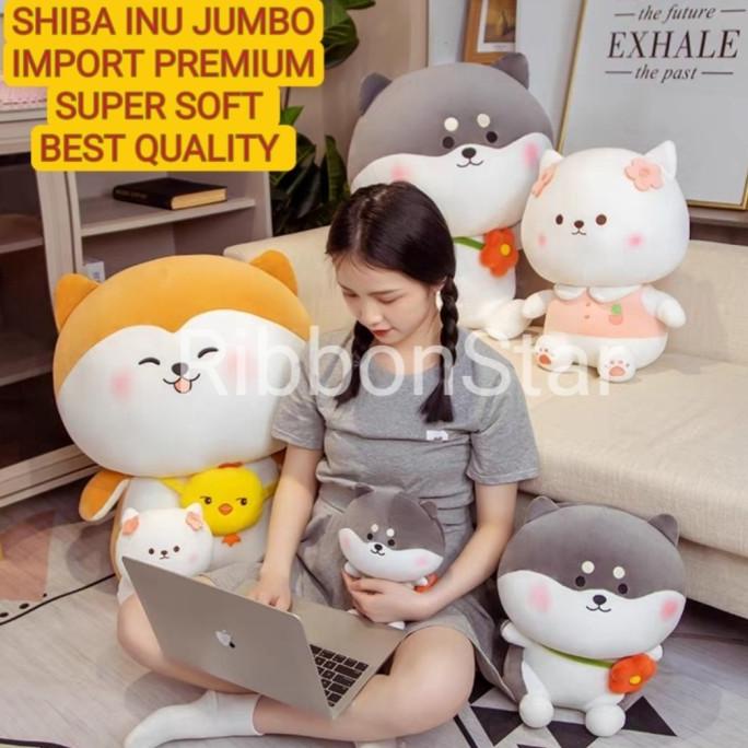 boneka shiba inu jumbo plush premium