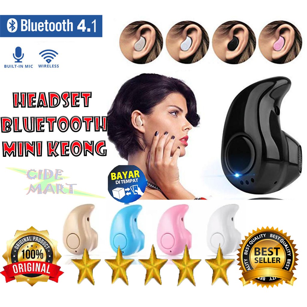 [ORIGINAL] HEADSET BLUETOOTH S530 MINI STEREO UNIVERSAL / HEADSET KEONG S-530