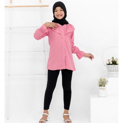 Blouse Terbaru Kekinian usia 10-12 Tahun I Atasan Anak Muslim Cewek Shakila