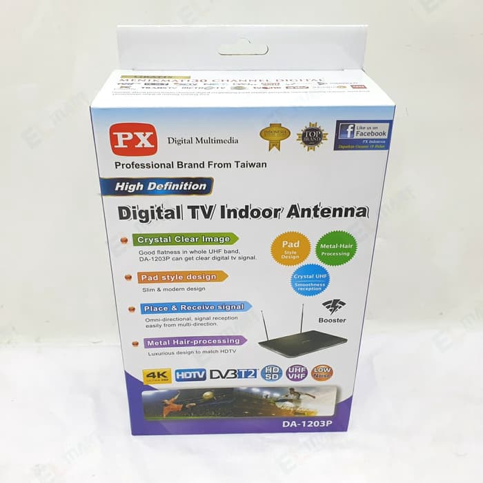 PX digital TV indoor antenna DA-1203P / antena TV PX DA1203P